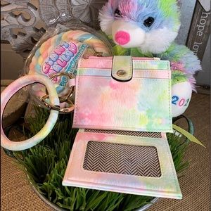 Bangle Mini Snap ID Wallet with key holder